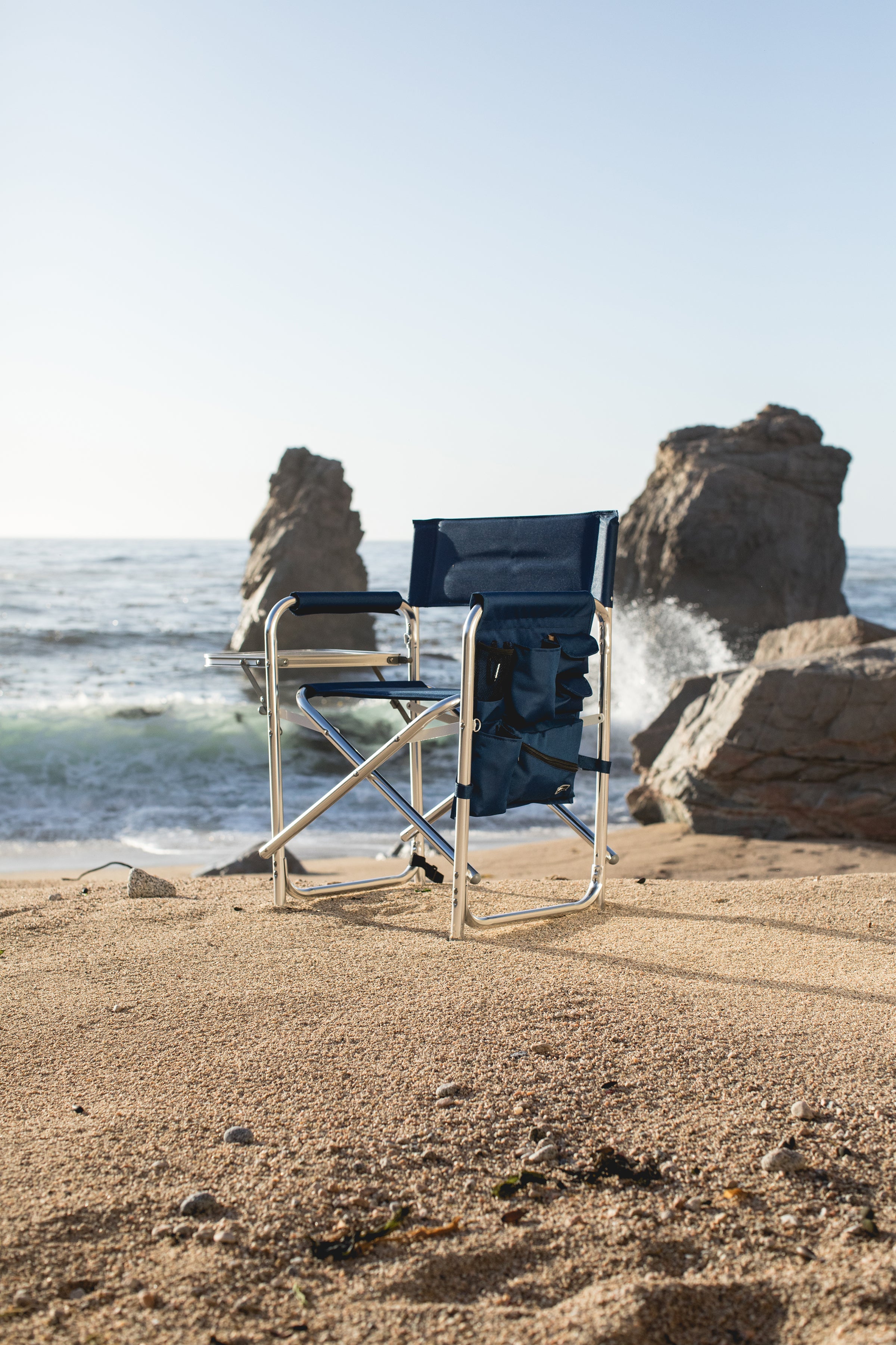 Purple Sports Chair With Side Table