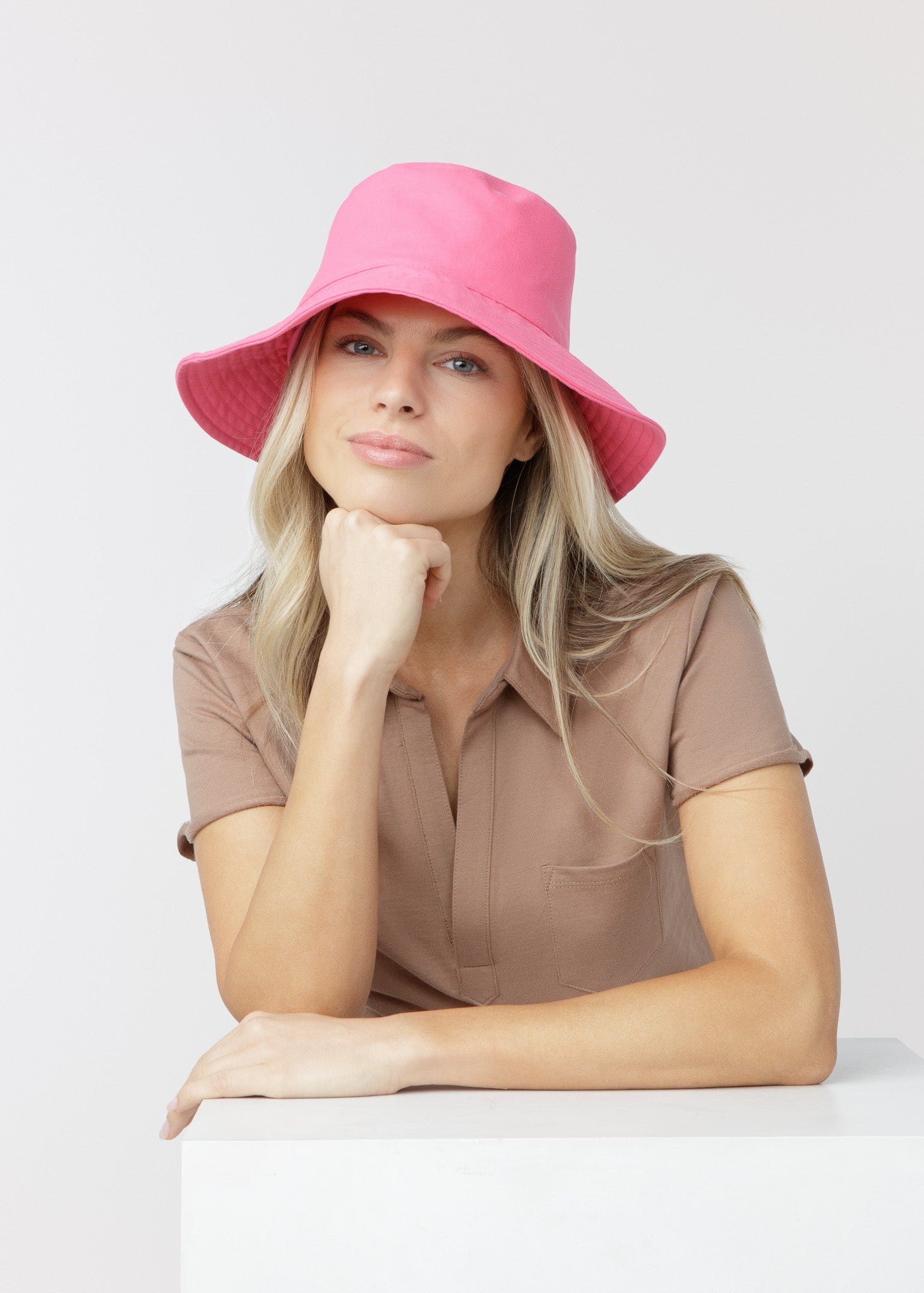 Magenta Bucket Hat