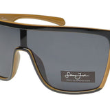 Sean John SJS1009 Sunglasses 100% UV/UVB Protection Wrap Around Contemporary Hip