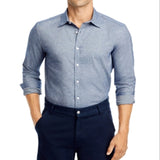 The Men's Store at Bloomingdale's Regular Fit Cotton Flannel Shirt Blue Size XXL
