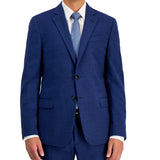 A|X Armani Exchange Men's Slim Fit Wool Suit Separate Jacket Blue