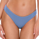 Becca by Rebecca Virtue Womens Hipster Pool Swim Bottom Separates Blue