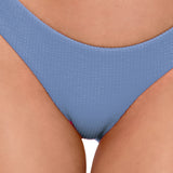 Becca by Rebecca Virtue Womens Hipster Pool Swim Bottom Separates Blue