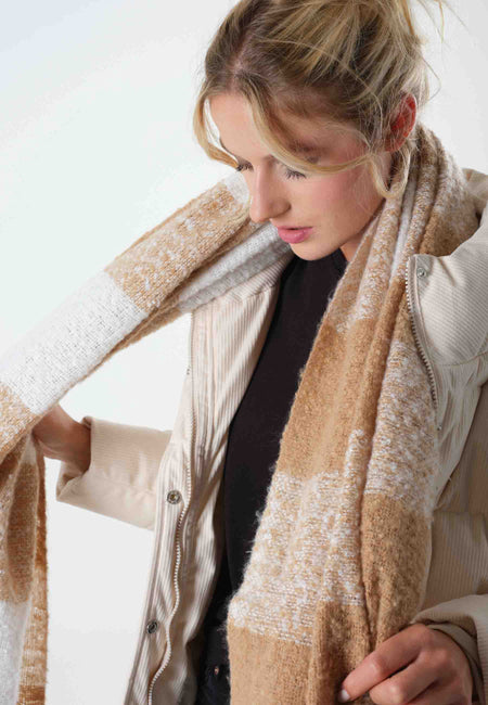 CLAUDETTE CHECK SCARF - WOMEN