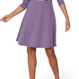 Leota Women's Katherine Dress Purple Size Medium