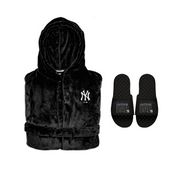 New York Yankees Dad Robe & Slides Bundle