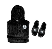 Brooklyn Nets Phantom Robe Slide Bundle