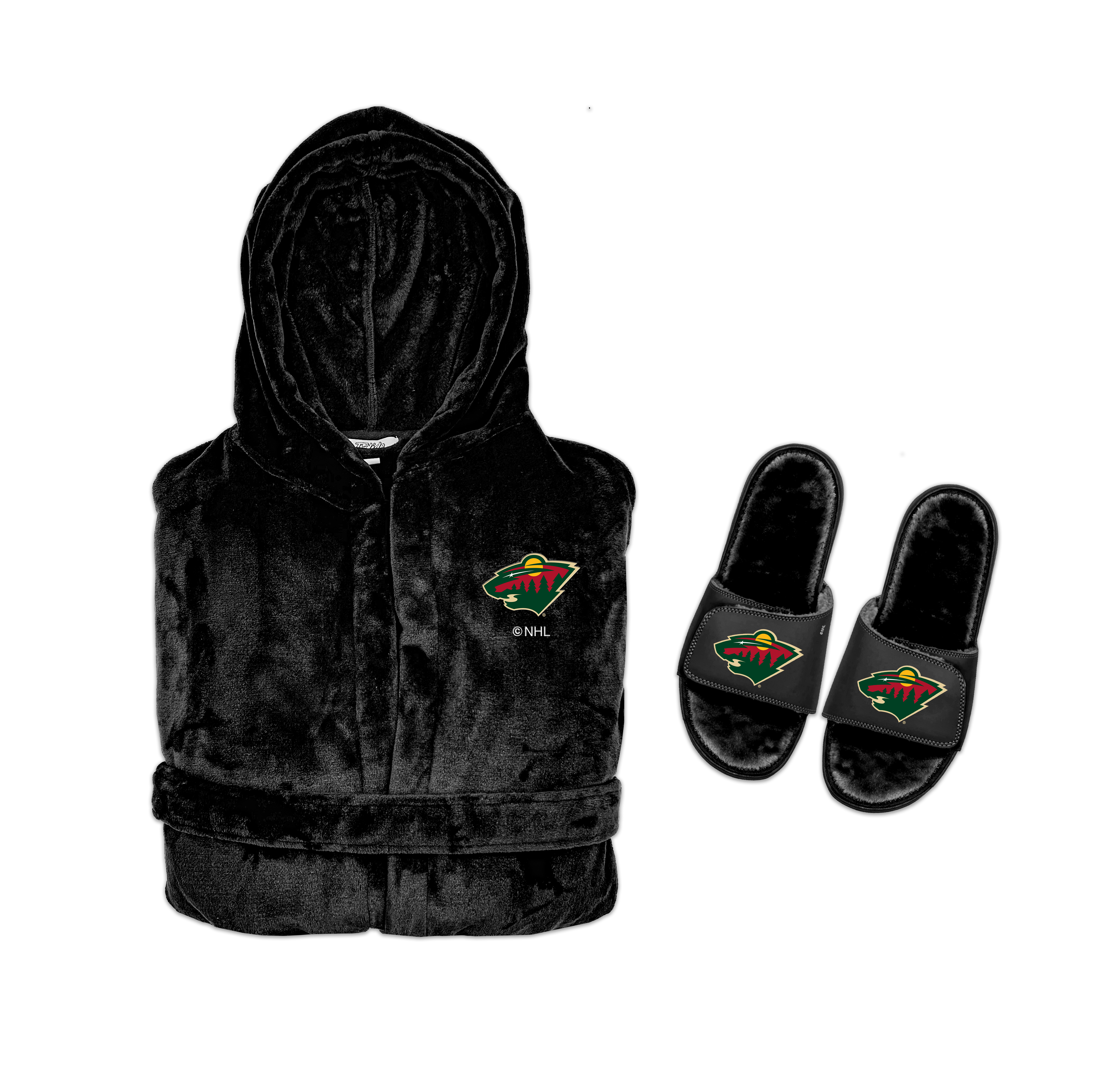 Minnesota Wild Phantom Robe Slide Bundle