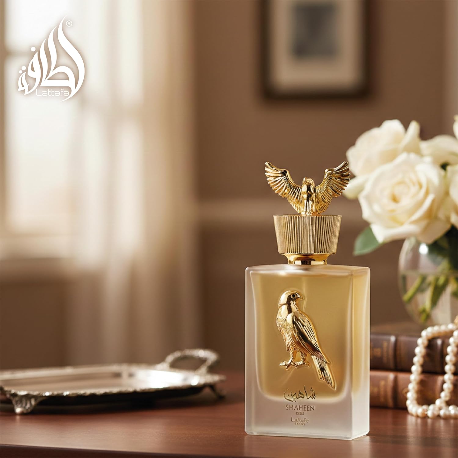 Lattafa Pride Shaheen Gold Eau De Parfum, 100 Ml / 3.4 Oz, Fruity Floral Woody Fragrance For Men & Women