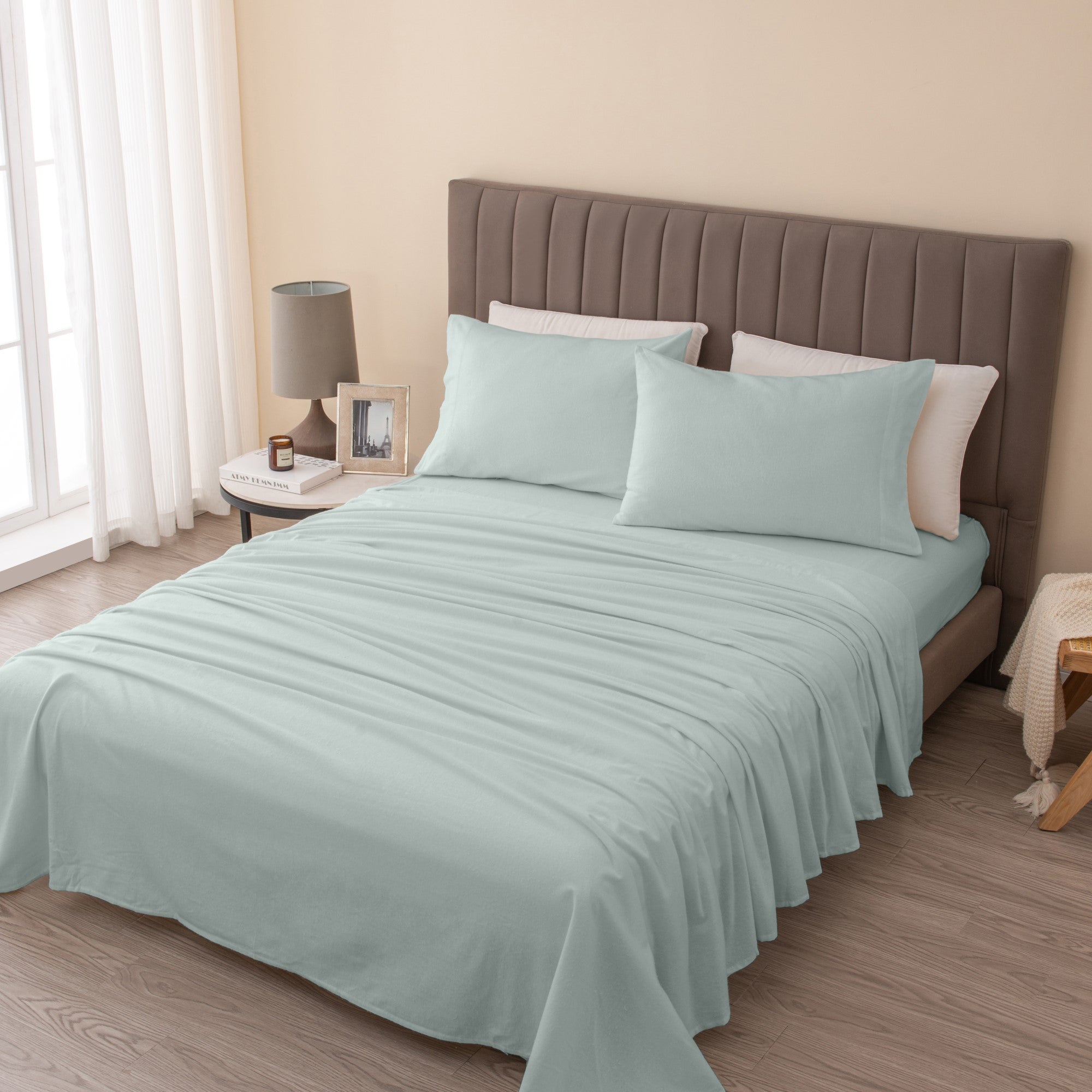 4-piece Turkish Cotton Flannel Sheet - Raye Collection