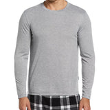 Perry Ellis Men's Portfolio Jersey Long Sleeve Pajama T-Shirt Gray Size Large