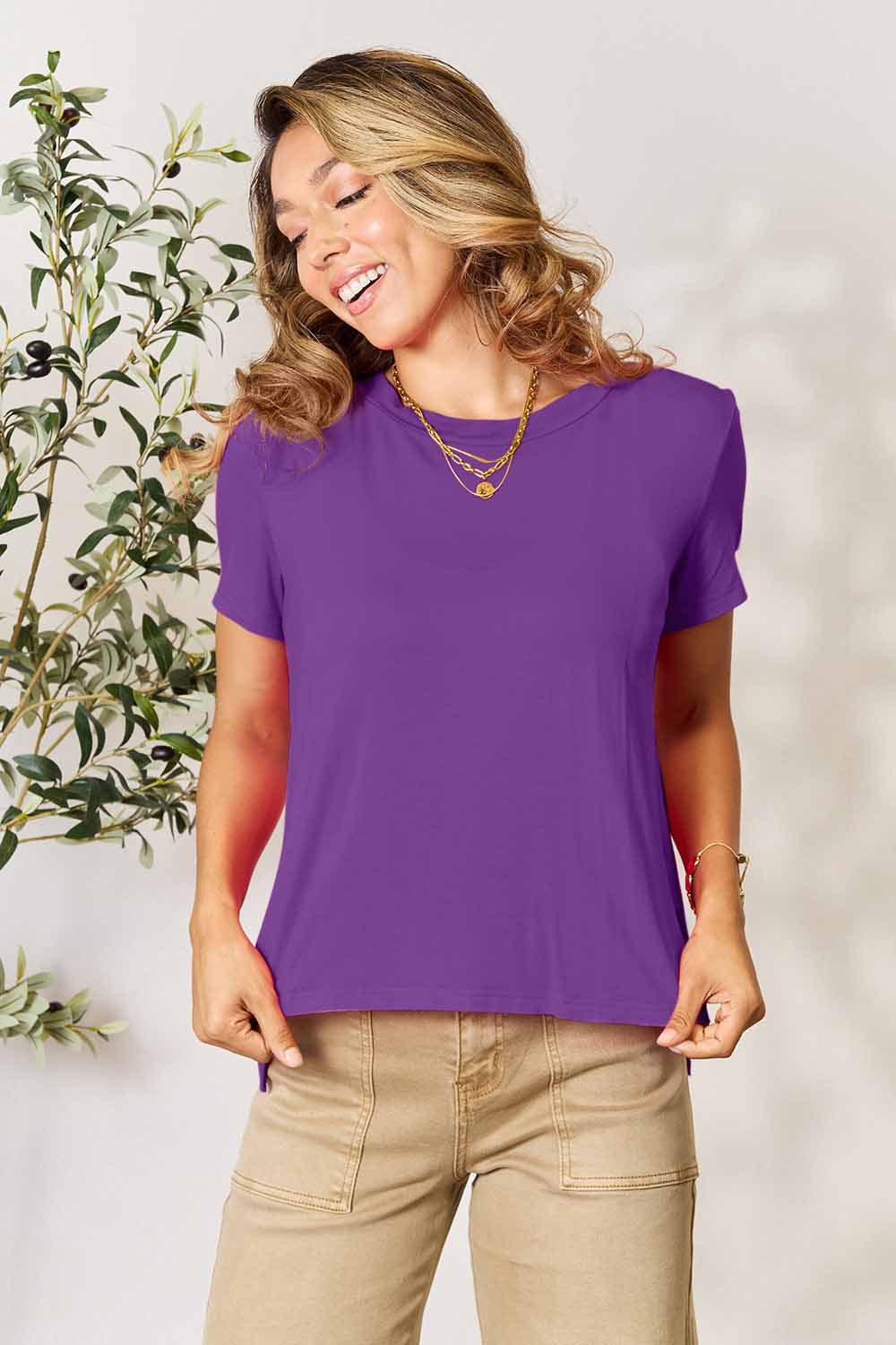 Basic Bae Full Size Round Neck Short Sleeve T-shirt