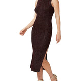 Paige Marium Knit Dress Burgundy Size Small