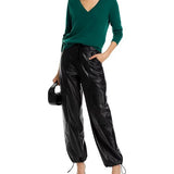 Aqua Cashmere V-Neck Cashmere Sweater