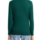 Aqua Cashmere V-Neck Cashmere Sweater