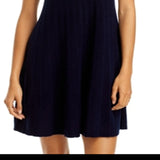 C by Bloomingdale's Cashmere Short Cashmere Dress Navy