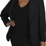 Marée Pour Toi Light Blue Core Blazer, Size 22W