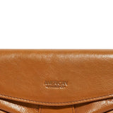 American Leather Co. Miles Wristlet Clutch Cafe Latte Vintage