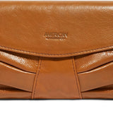 American Leather Co. Miles Wristlet Clutch Cafe Latte Vintage