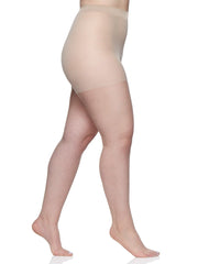 Queen Ultra Sheer Non-control Top Pantyhose With Sandalfoot Toe