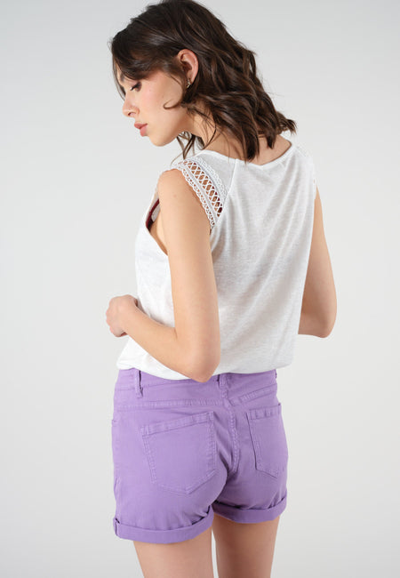 SALLY SLEEVELESS T-SHIRT - WOMEN