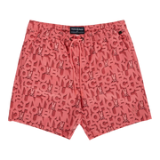 Psycho Bunny Damon All Over Print Men Swim Trunks Grapefruit