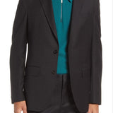 Ted Baker London Karl Soft Wool Blend Sport Coat in Black , Size 40 Regular