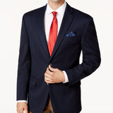 Michael Kors Men's Classic Fit Stretch Performance Blazer Blue Size 38