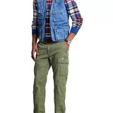 Ralph Lauren Men's Chino Utility Vest Blue Size Large