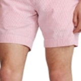 Ralph Lauren Men's 9 Inch Classic-Fit Seersucker Shorts Pink Size 30