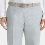 Ralph Lauren Men's UltraFlex Classic Fit Seersucker Cotton Pants Blue Size 33X32