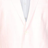 Ralph Lauren Men's Linen Business Two-Button Blazer Pink Size 43