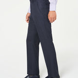 Alfani Men's Stretch Windowpane Plaid Slim Fit Stretch Pants Blue Size 32X32