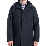 Michael Kors Men's Otto Stadium Parka Coat Black Size Large