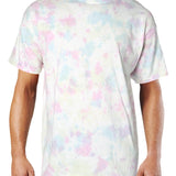 Coca-Cola Men's Uv Cotton Tie Dye Casual Shirt Pink Size X-Large