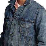 Polo Ralph Lauren Men's Denim Trucker Jacket Blue Size Medium