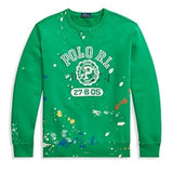 Polo Ralph Lauren Men's Logo Fleece Sweatshirt Green Size Medium