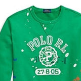 Polo Ralph Lauren Men's Logo Fleece Sweatshirt Green Size Medium