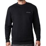 Columbia Men's Hart Mountain Ii Crew Sweatshirt Black Size Small