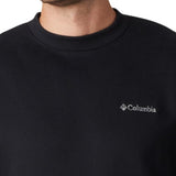 Columbia Men's Hart Mountain Ii Crew Sweatshirt Black Size Small