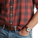 Ralph Lauren Men's Classic Fit Plaid Double Faced Shirt Red Size XX-Large
