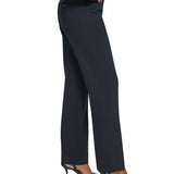Calvin Klein Women's Modern Fit Trousers Black Size 2