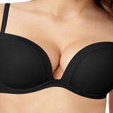 Le Mystere Women's Plunge Bra Infinite Possibilities 1124 in Black Size M