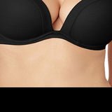 Le Mystere Women's Plunge Bra Infinite Possibilities 1124 in Black Size M
