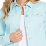 Charter Club Women's Denim Jacket Blue Size XX-Large