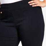 Alfani Women's Tummy Control Pull On Skinny Pants Black Size 22W