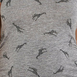 Motherhood Maternity Women's Ruched T-Shirt Gray Size Large