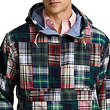 Ralph Lauren Men's Patchwork Madras Pullover Jacket Green Size Medium