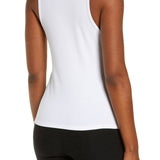 Beyond Yoga Take the Plunge Rib Tank in Redflower , Size Large Red