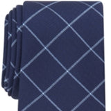 Alfani Men's Robinson Grid Tie Blue Size Regular